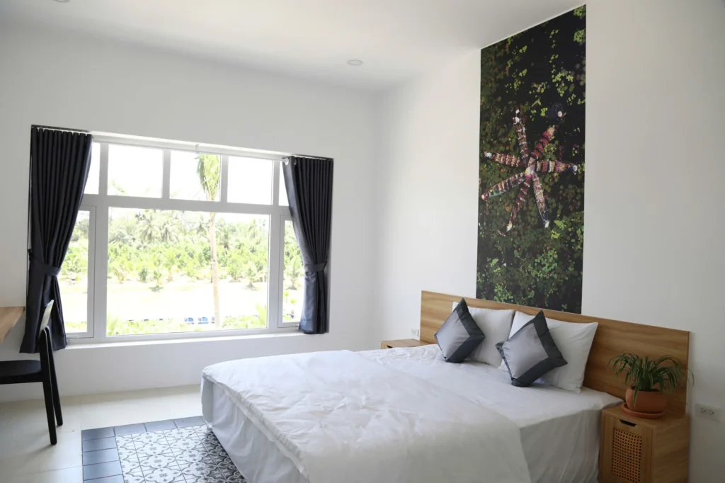 Phòng nghỉ tại Somo Farm Cửu Long