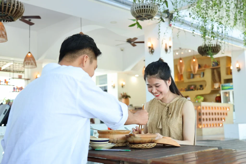 Món ăn tại Somo Farm Cửu Long