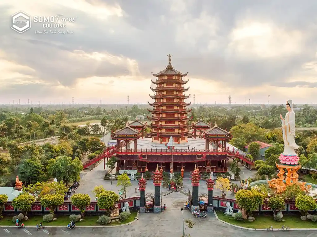 Chùa Phật Ngọc Xá Lợi Vĩnh Long - Du lịch sinh thái Vĩnh Long